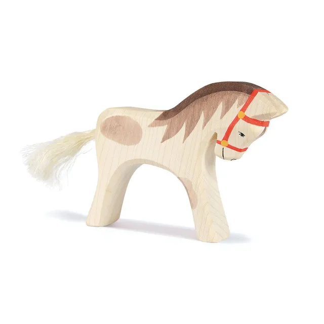 Ostheimer cavallo con briglie figura legno 11,7 cm