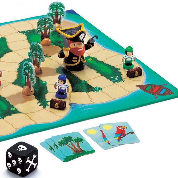 Djeco Big Pirate gioco da tavolo strategico pirati