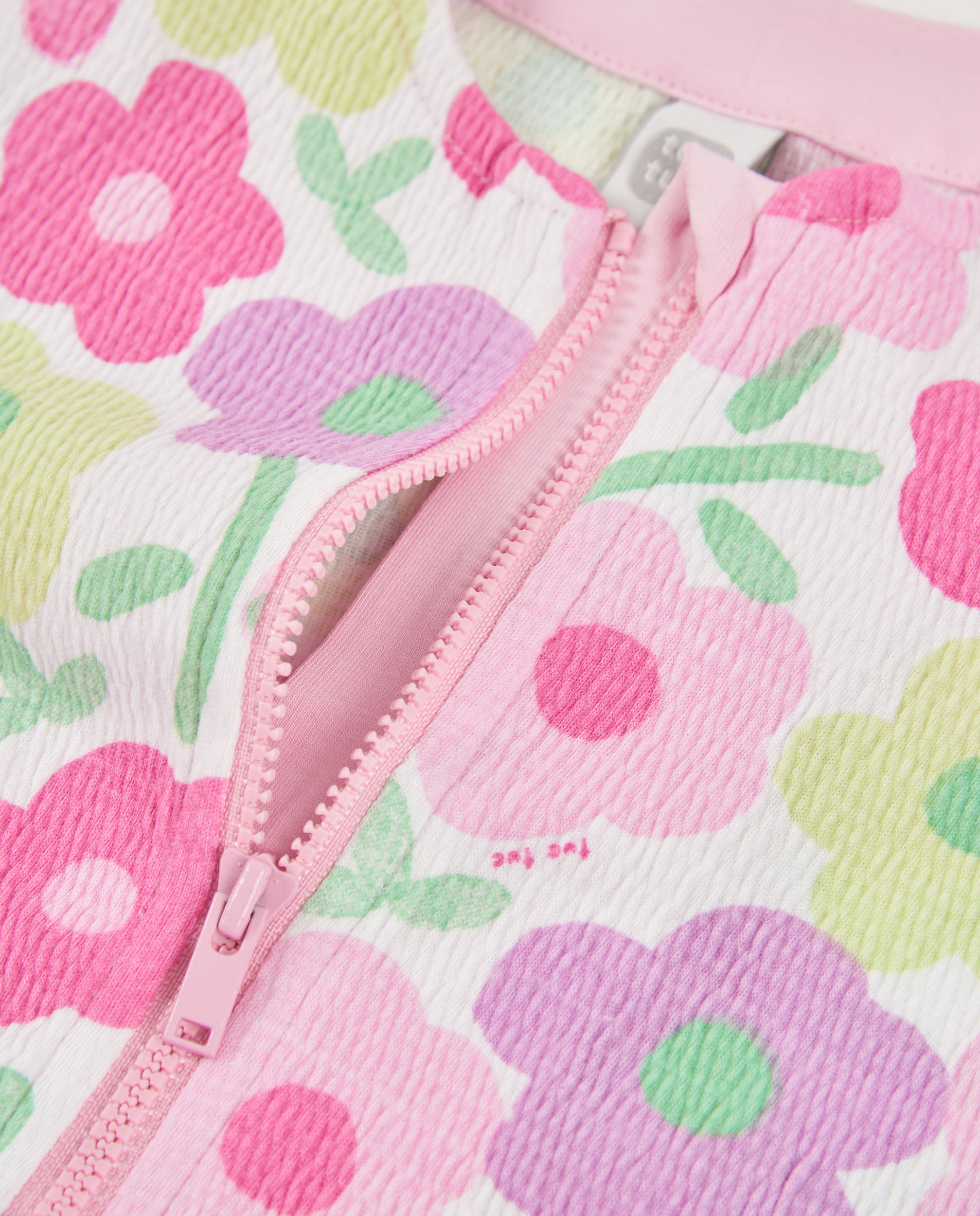 Tuc Tuc completo neonata rosa fiori 3 pezzi