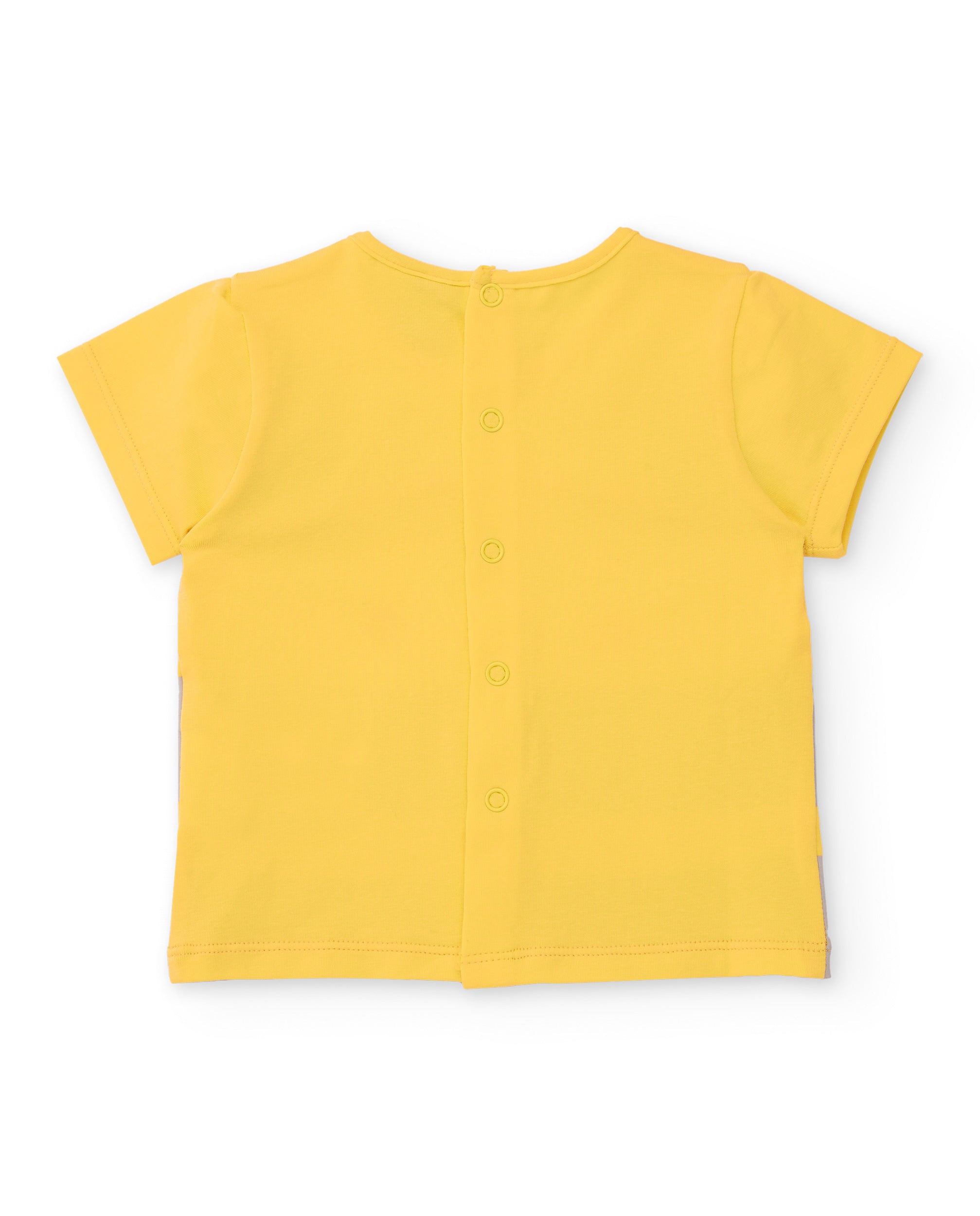 Tuc Tuc costume neonato 2 pezzi giallo ape