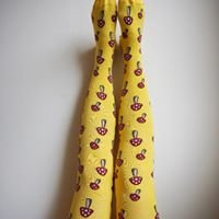 Slugs & Snails Fun Guy collant giallo funghi cotone bio