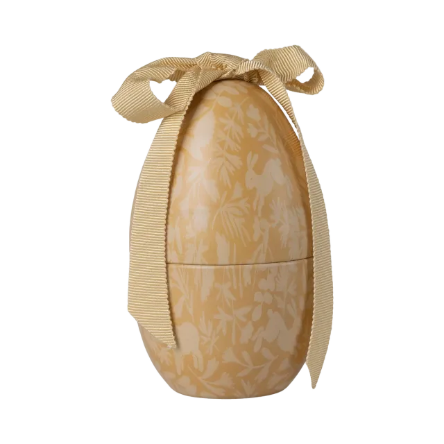 Maileg uovo di Pasqua metallo piccolo giallo 11 cm
