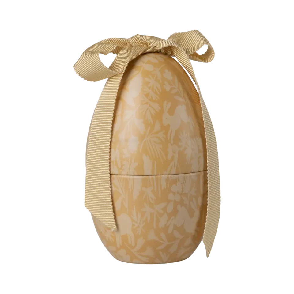 Maileg uovo di Pasqua metallo piccolo giallo 11 cm