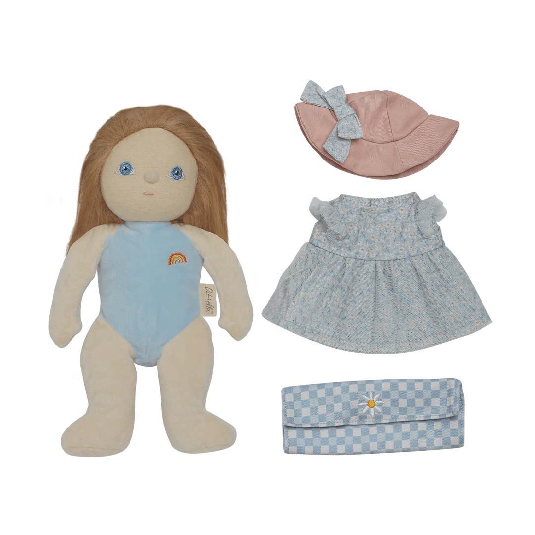 OlliElla Dress Me Dinky Penelope Petals bambola 23 cm