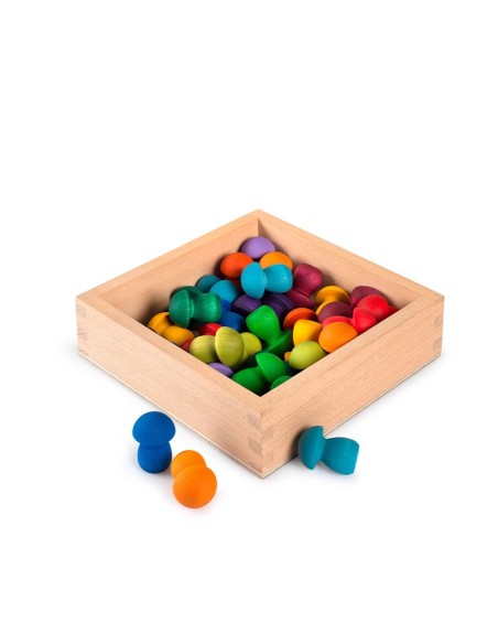 Grapat Scatola legno contenitore 16x16 cm