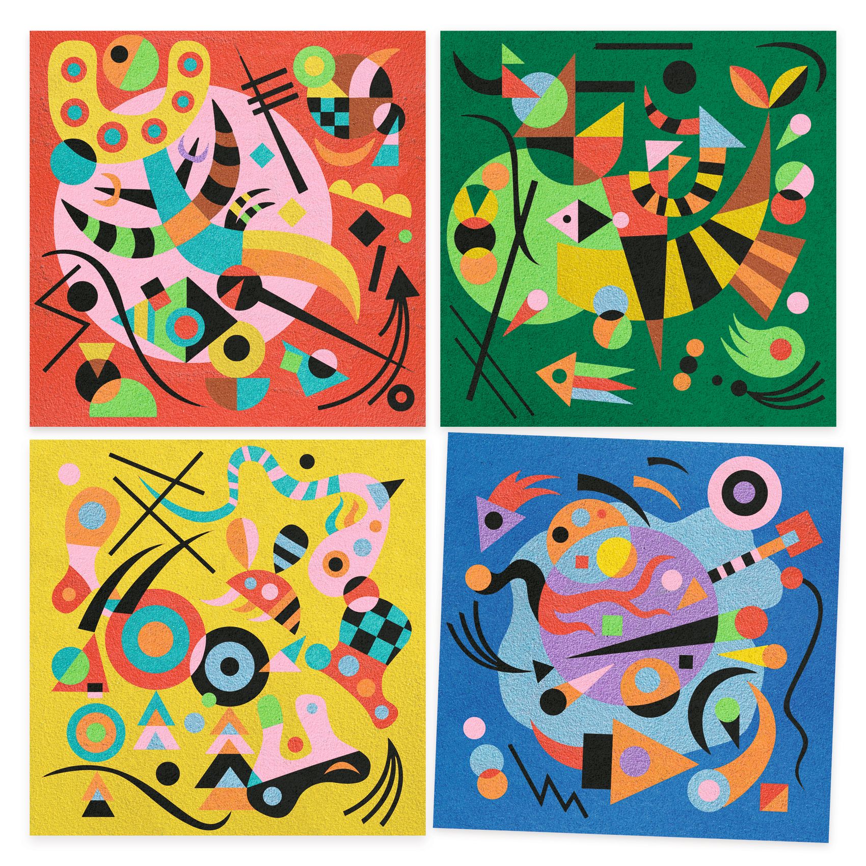 Djeco Inspired by Kandinsky set sabbia colorata 6 anni
