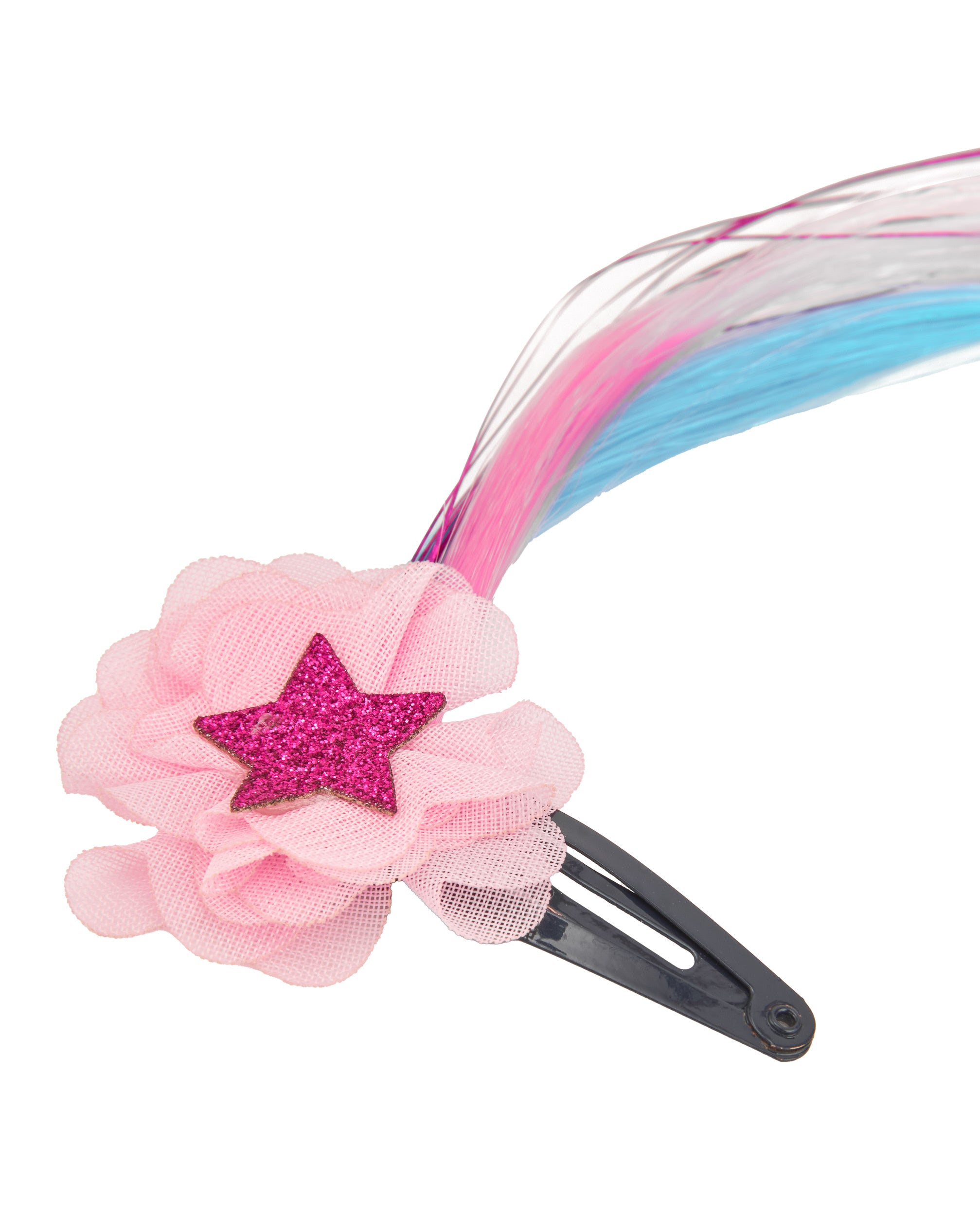 Tuc Tuc molletta capelli bambina rosa con stella