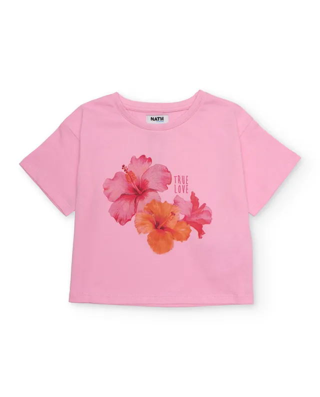 Tuc Tuc maglietta bambina ibisco rosa maniche corte
