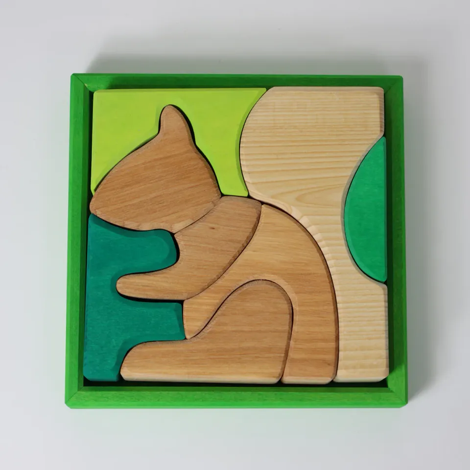 Grimm's Building Set Green costruzioni legno verde