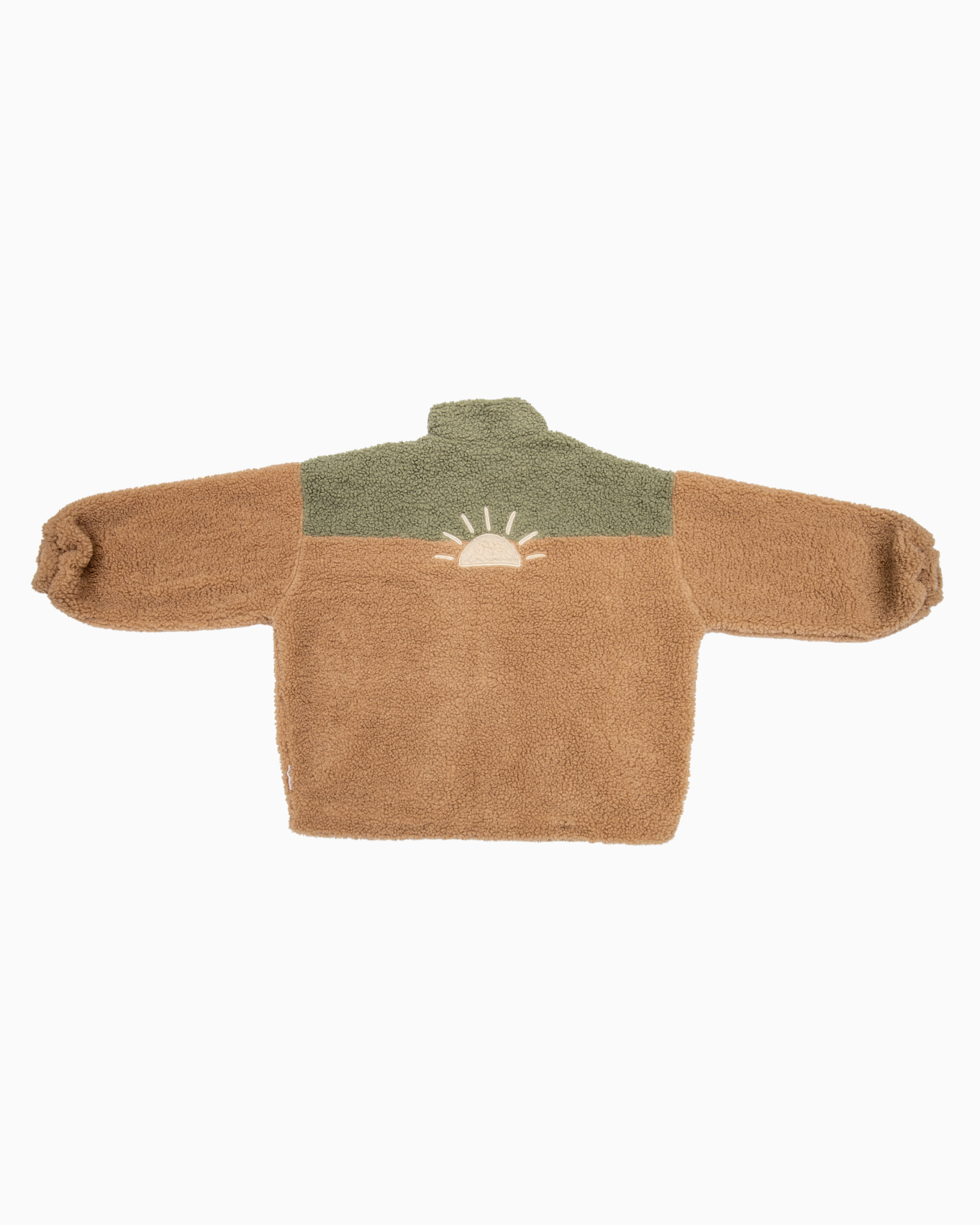 Ella and Rapha Sun giacca teddy donna verde pile