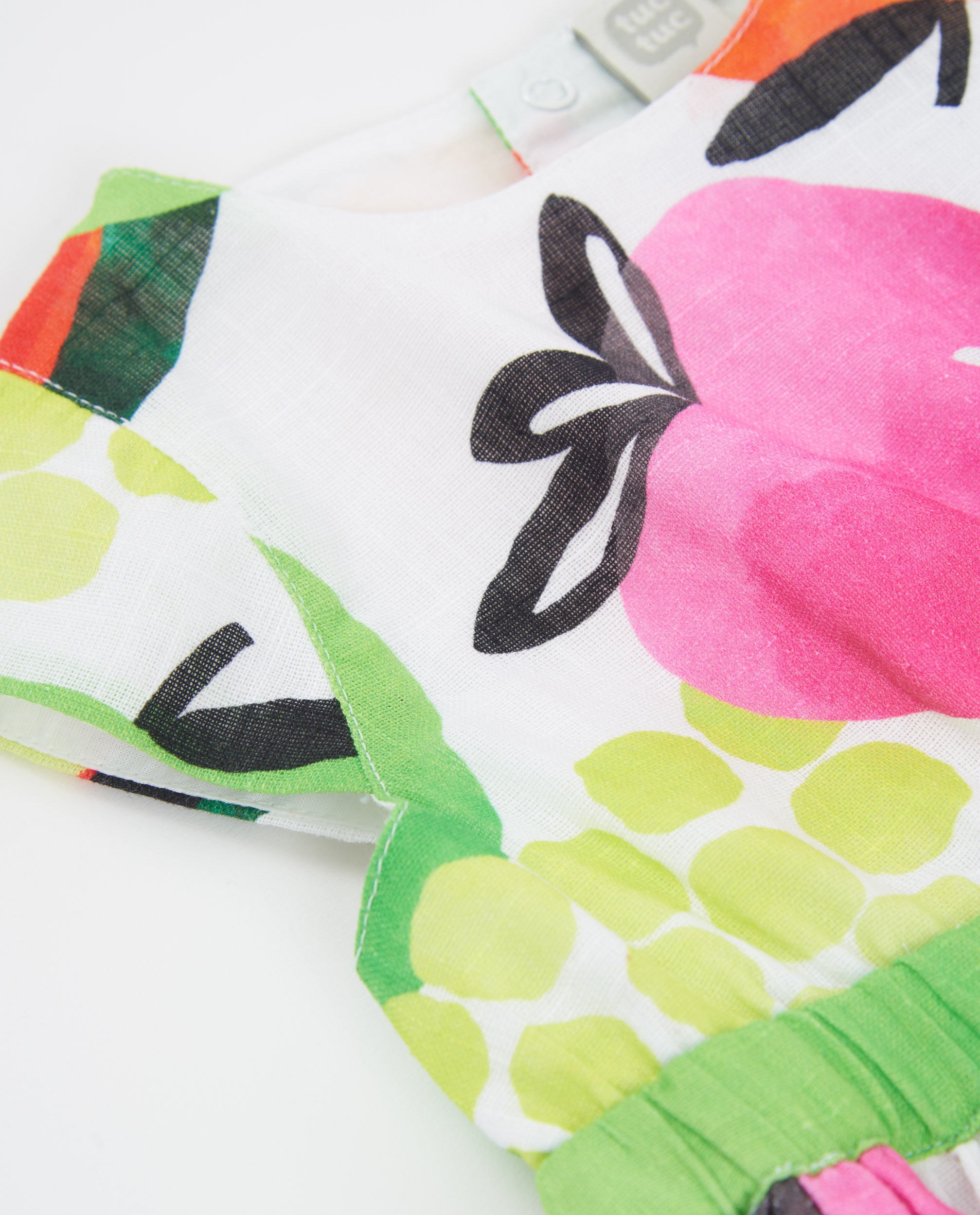Tuc Tuc vestito bambina fantasia frutta multicolore
