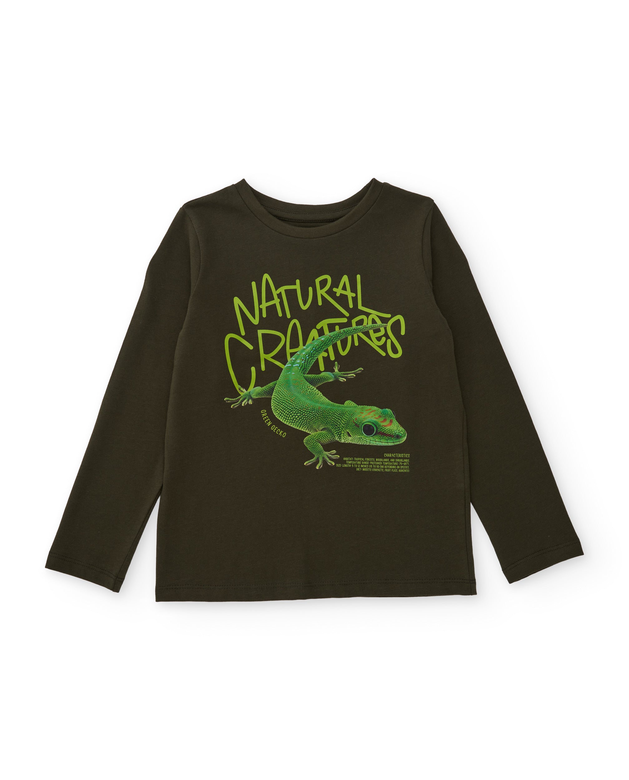 Tuc Tuc maglia maniche lunghe bambino oliva geco