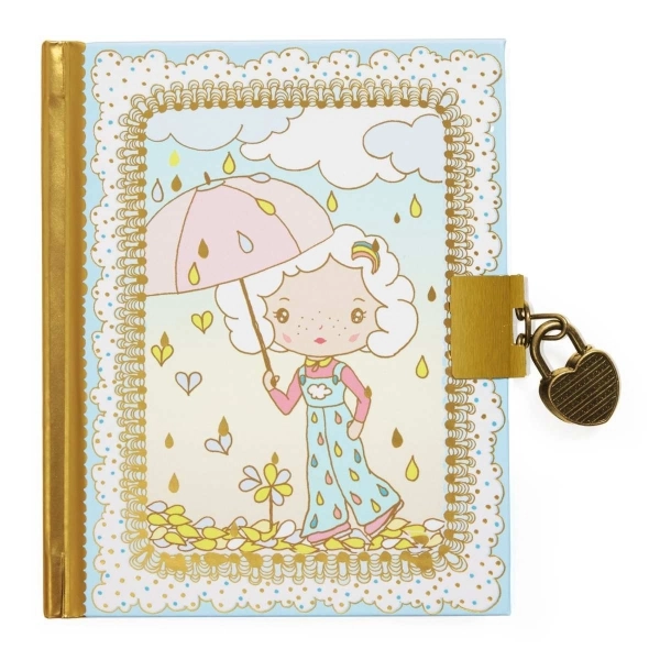 Djeco Tinyly Prunelle diario segreto con lucchetto