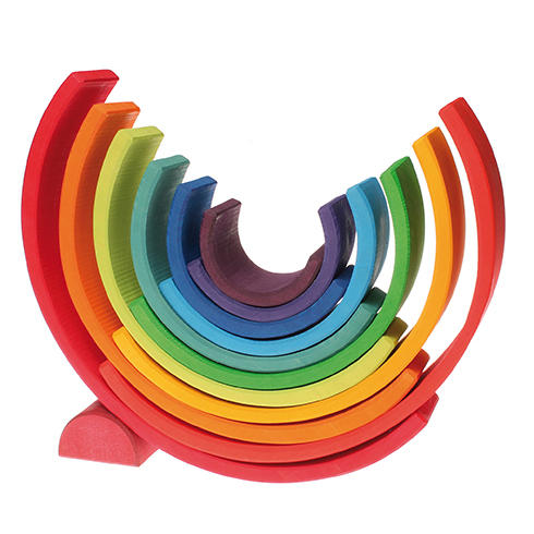 Grimm’s Arcobaleno 12 pezzi gioco legno primario