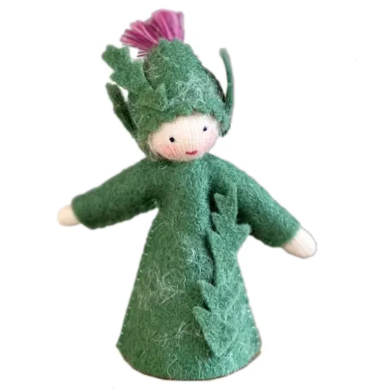 Ambrosius Burdock Boy 21 Bambolina Waldorf 7 cm Lana