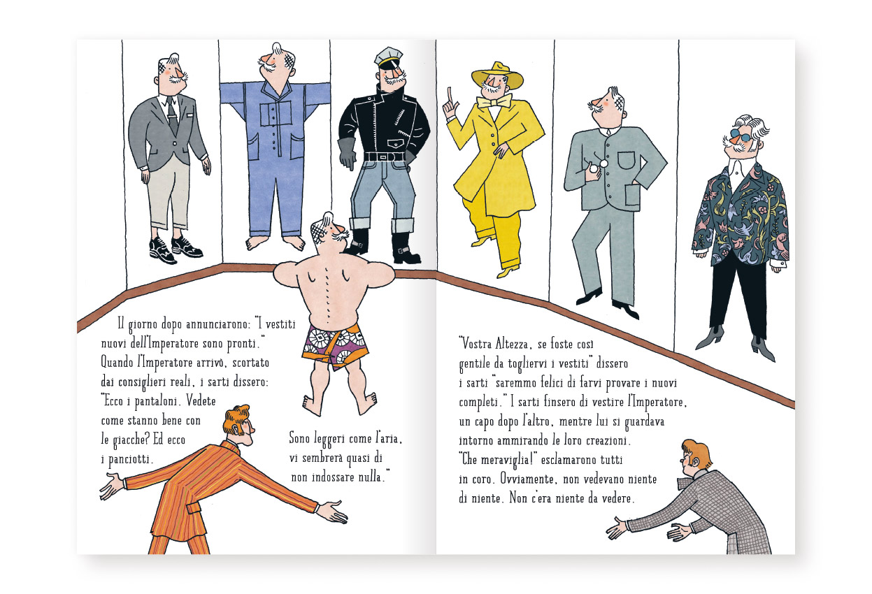 Corraini I Vestiti Nuovi dell’Imperatore Libro Bambini
