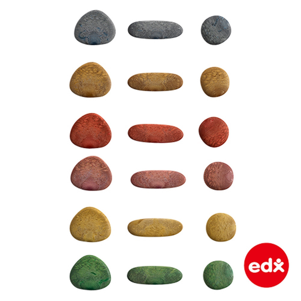 TickiT Junior Rainbow Pebbles ciottoli eco set 36 pezzi