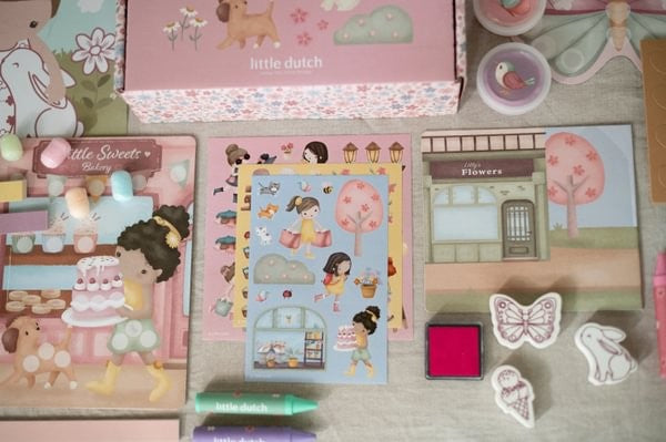 Little Dutch Rosa kit creativo bambini 3 anni