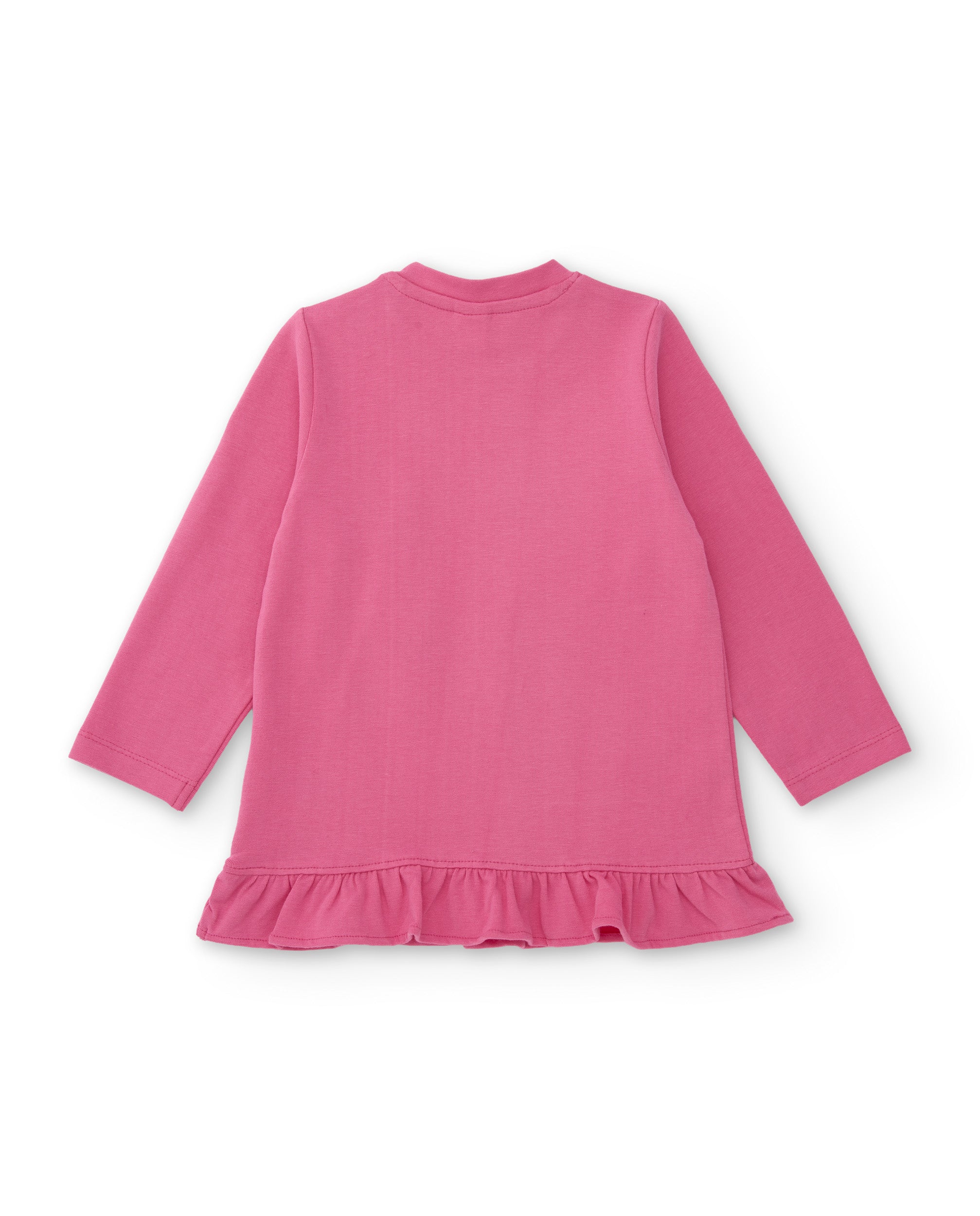 Tuc tuc maglia bimba rosa fiori maniche lunghe