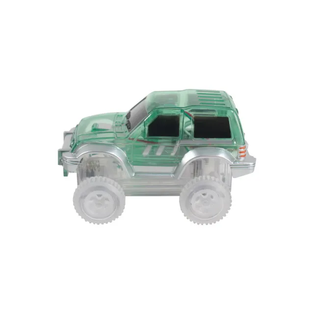 Cleverclixx Race Track Car Green macchinina magnetica verde