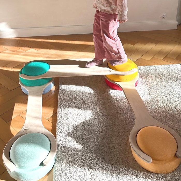 Lulo Tavole Gioco Betulla set 2 tavole equilibrio 94 cm