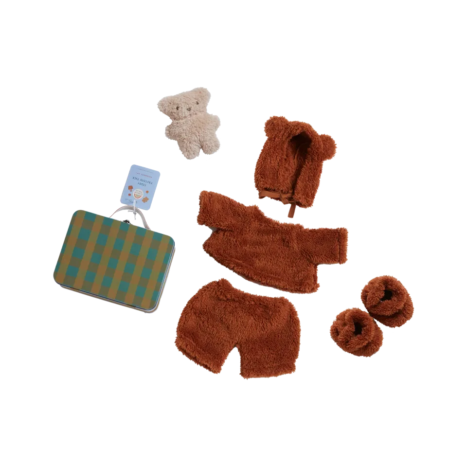 OlliElla Dinkum Dolls travestimento orso vestiti bambola 35 cm
