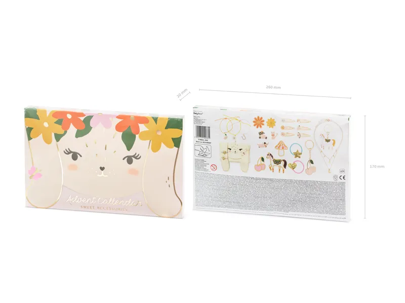 PartyDeco Rabbit calendario avvento organizer con 23 sorprese