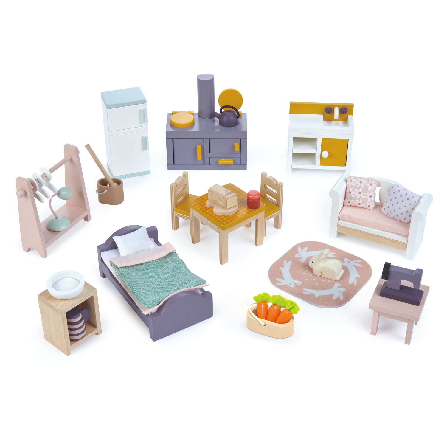 Tender Leaf Cottontail Cottage set arredi legno 3 anni