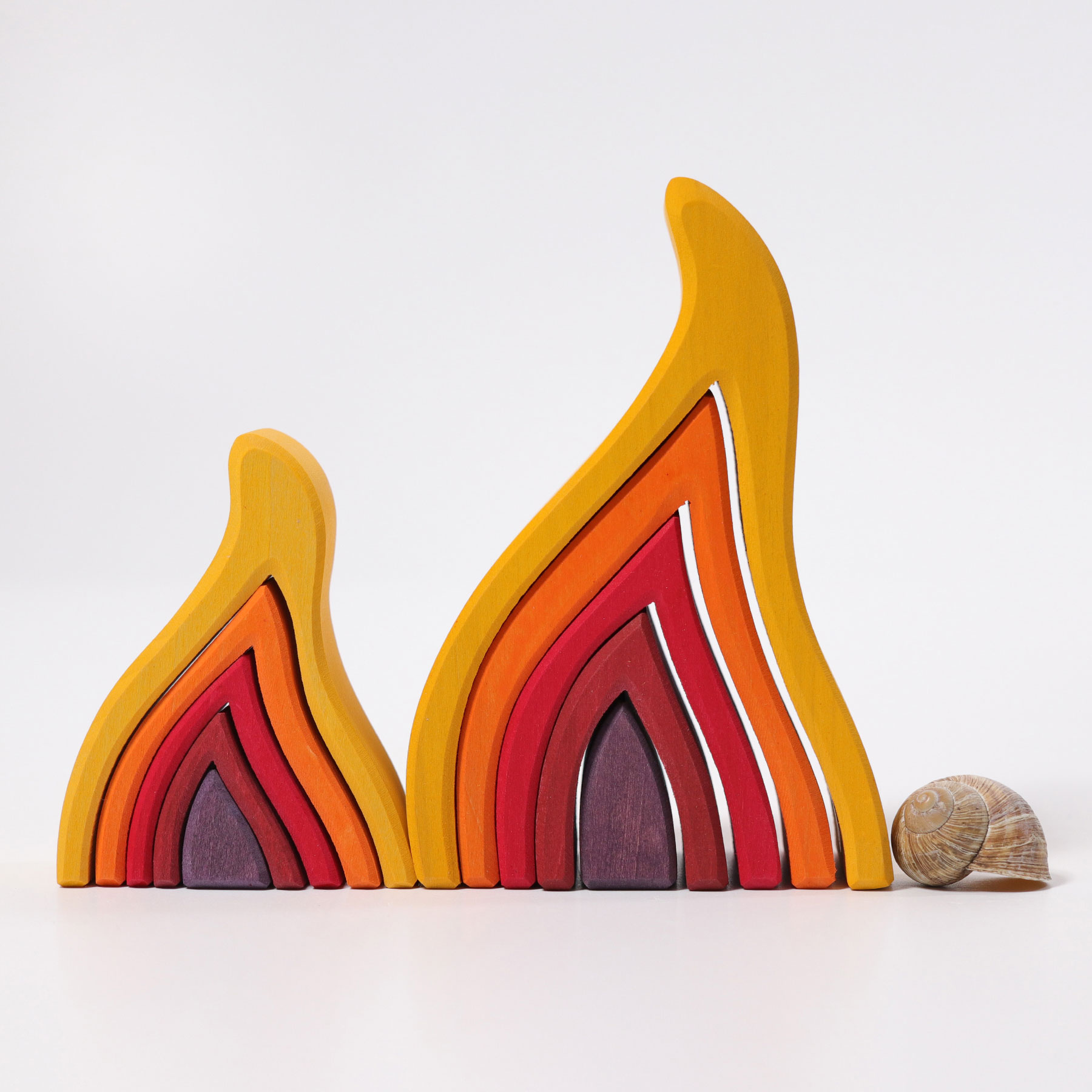 Grimm's Fiamma Mini impilabile legno 5 pezzi