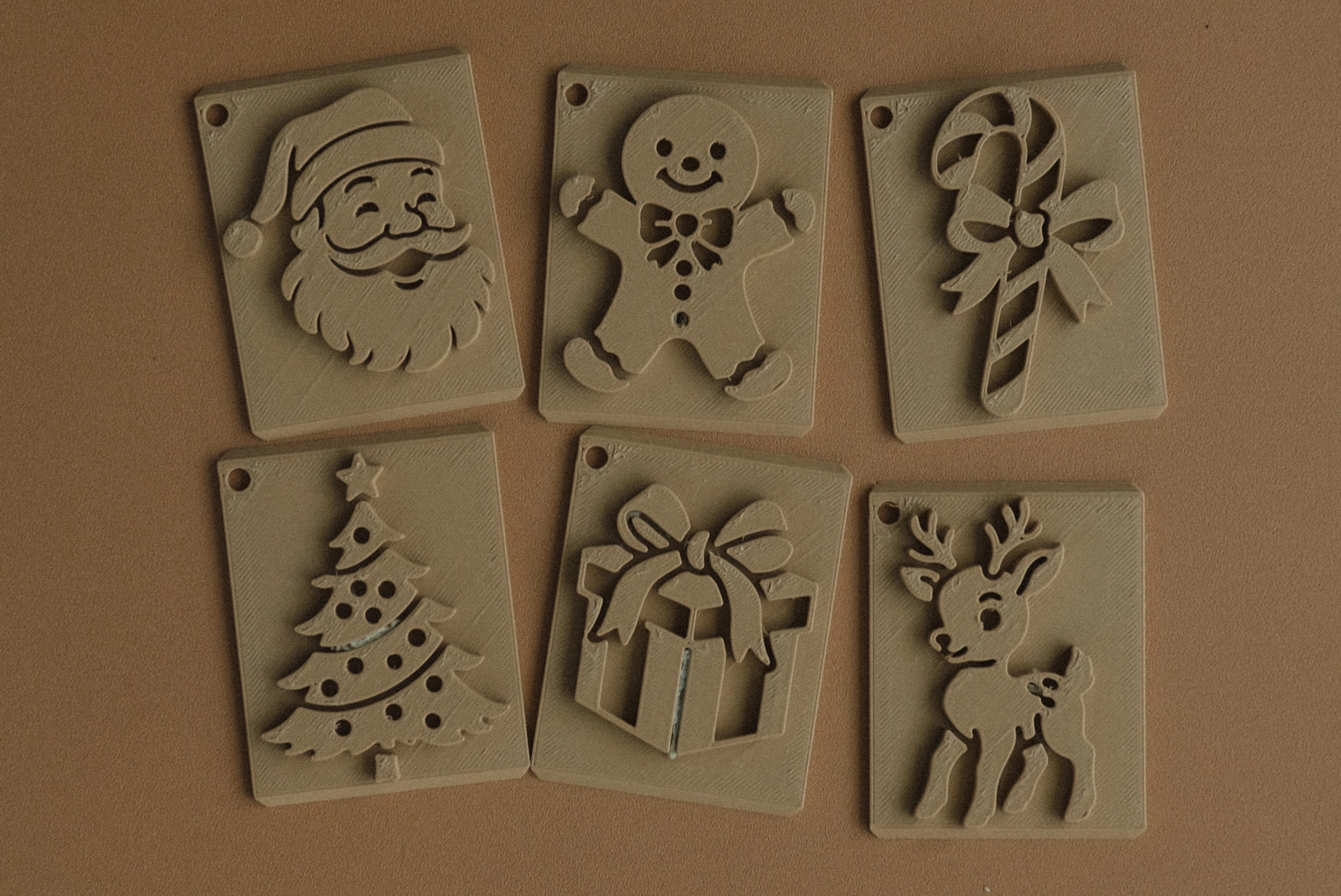 Kinfolk Eco Cutter set 6 stampini Natale biodegradabili