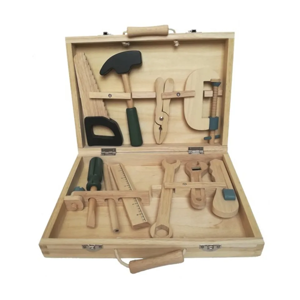 Egmont Toys valigetta attrezzi legno 29 cm gioco