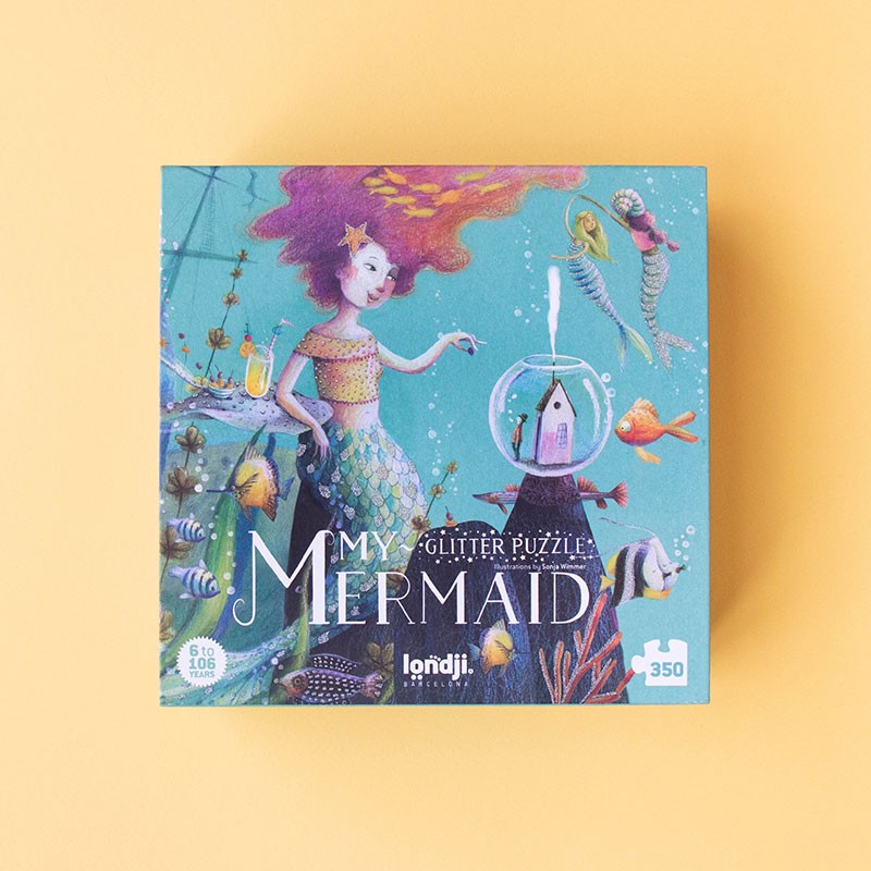 Londji My Mermaid puzzle 350 pezzi sirene glitter