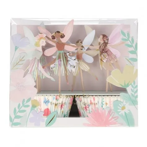 Meri Meri Fairy kit cupcake 24 topper fate