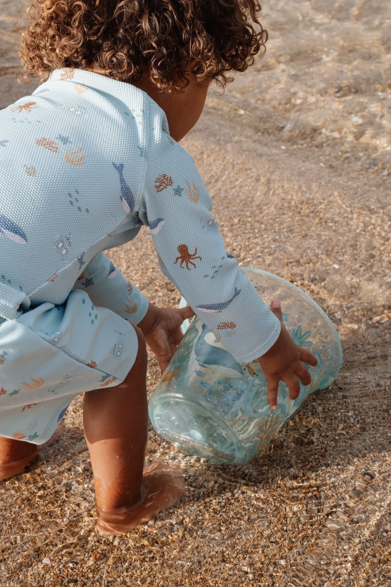 Little Dutch costume shorts bimbo blu oceano mare