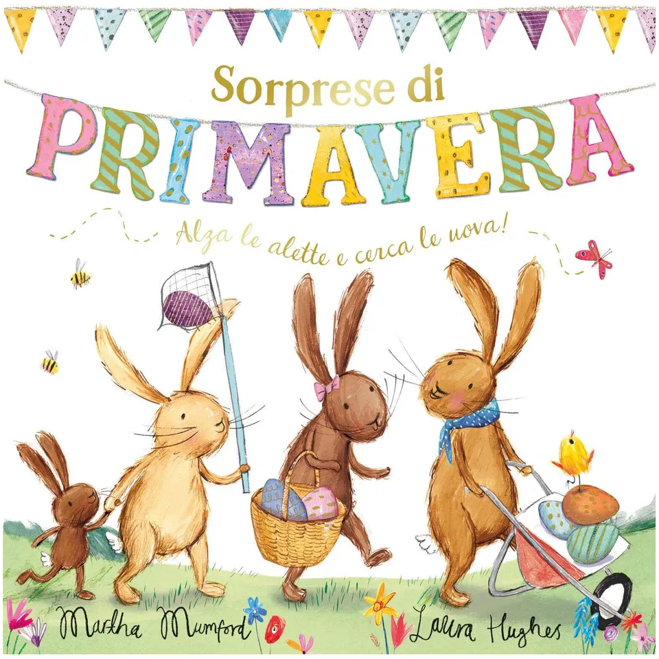 Sorprese di primavera libro bambini con alette Emme