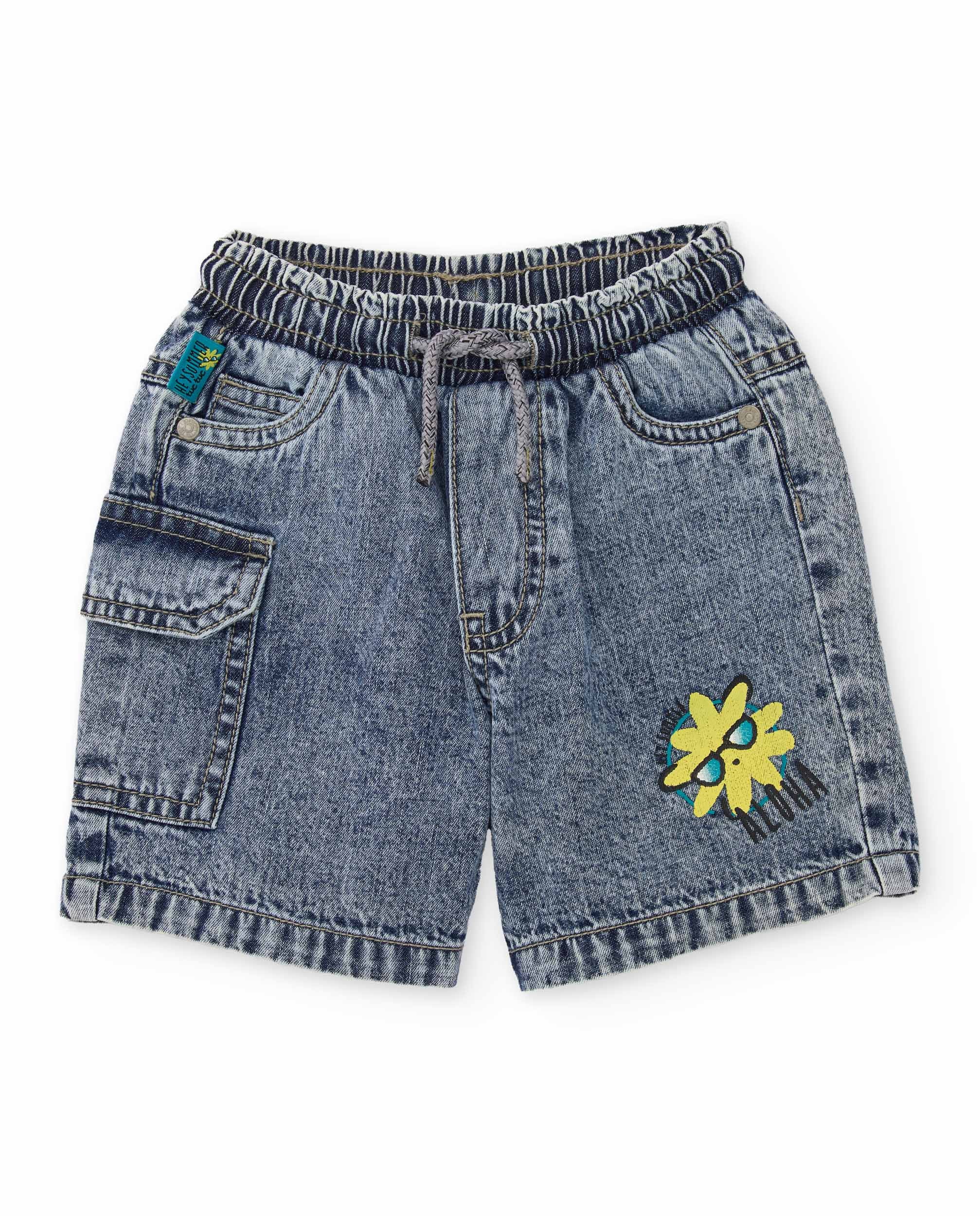 Tuc Tuc bermuda bimbo in denim jeans tasconi
