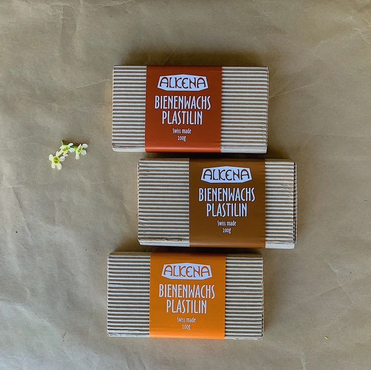 Alkena cera d'api pasta modellabile marrone 200 g