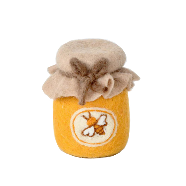 Tara Treasures Barattolo miele feltro 6x9 cm