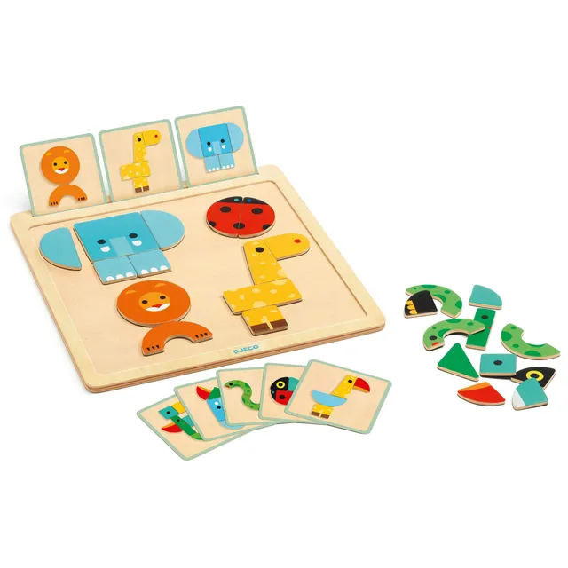 Djeco Géoforme Basique gioco magnetico 24 calamite