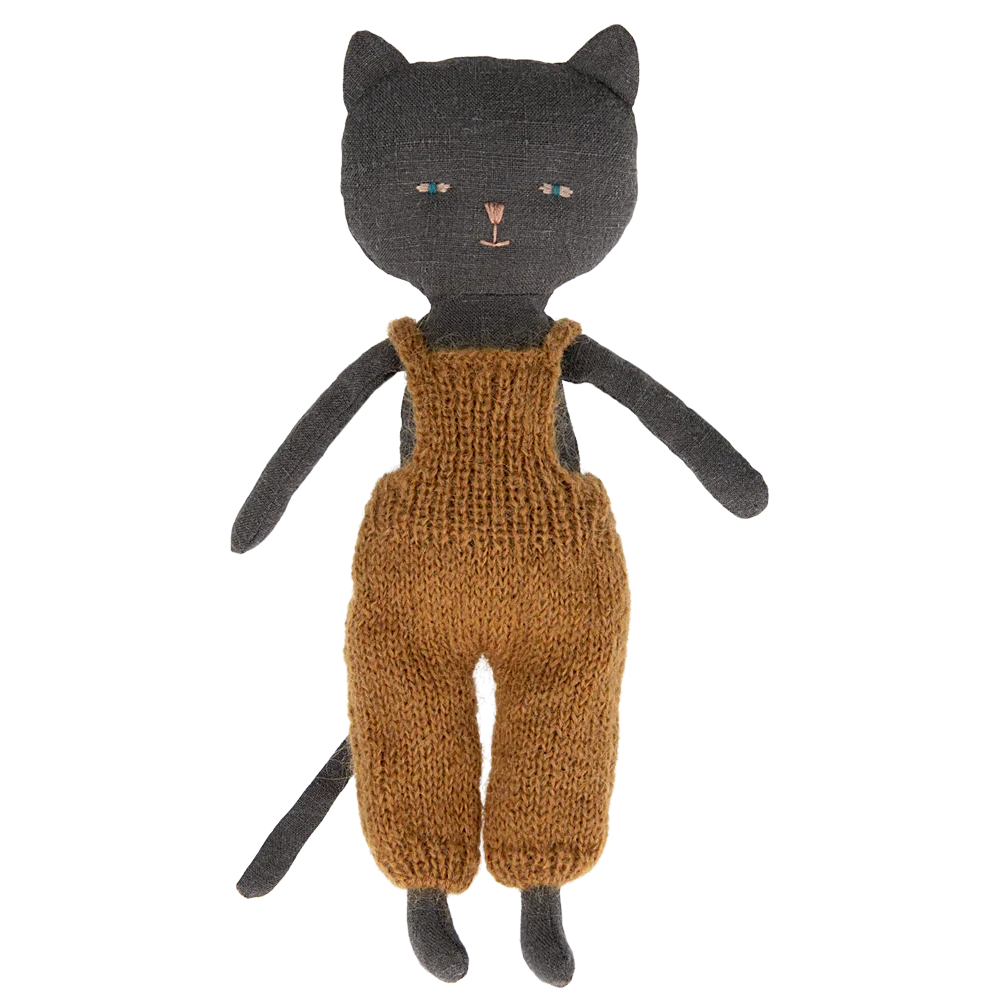 Maileg Chatons pupazzo gattino nero 23 cm cotone