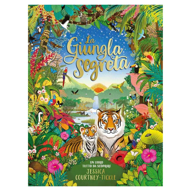 Emme Edizioni La giungla segreta libro bambini 5 anni rigida