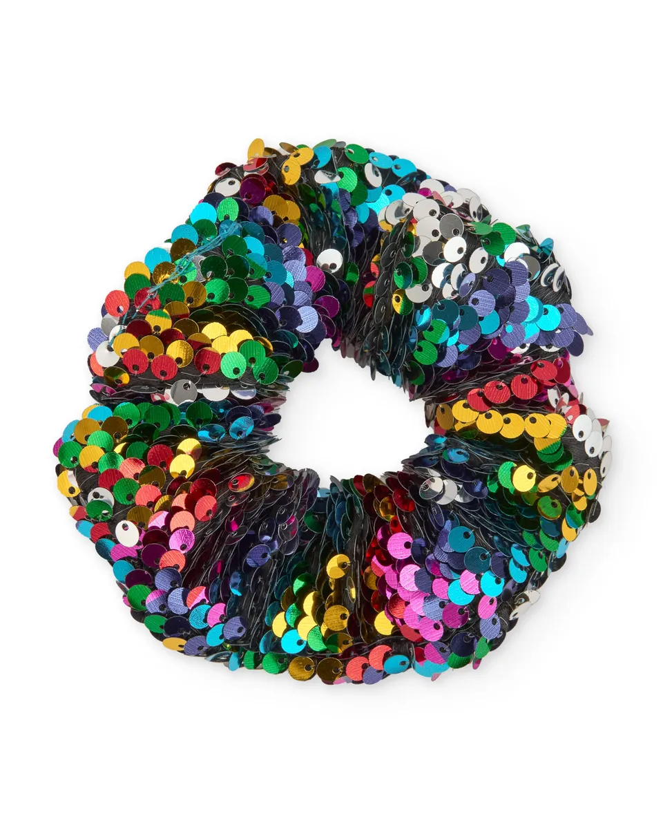 Tuc Tuc scrunchie bambina paillettes multicolore