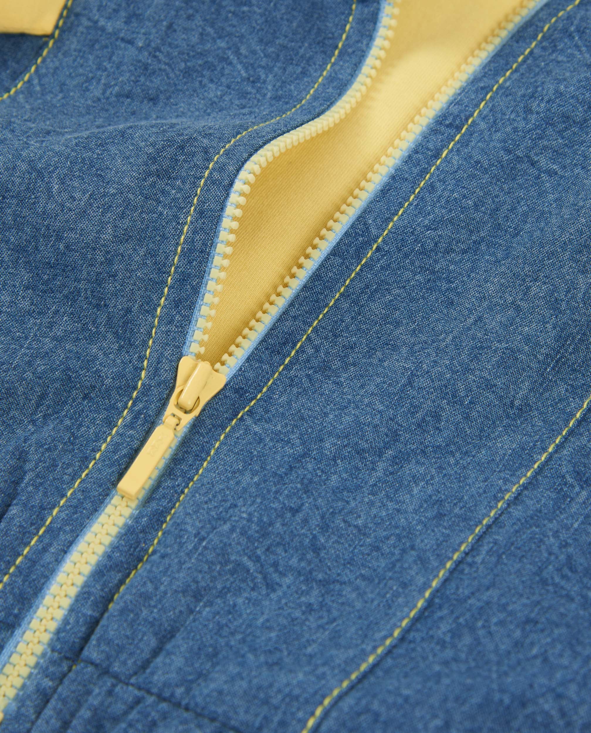 Tuc Tuc giacca jeans neonato con cappuccio zip