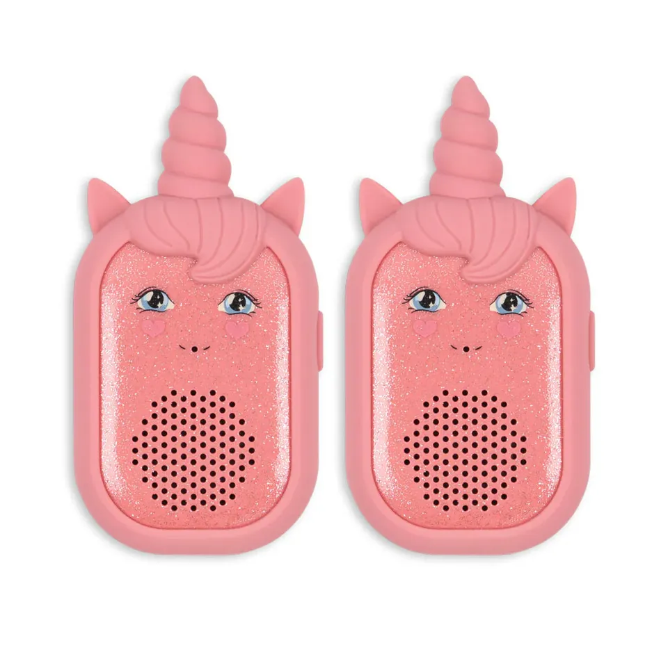 Konges Slojd Unicorn walkie talkie silicone glitter ricaricabile