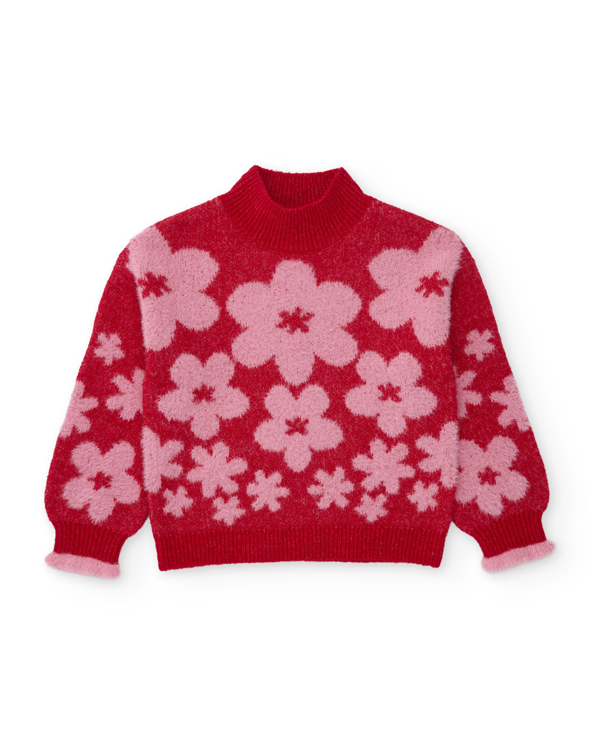 Tuc Tuc Floral Symphony maglione bambina fiori rosso