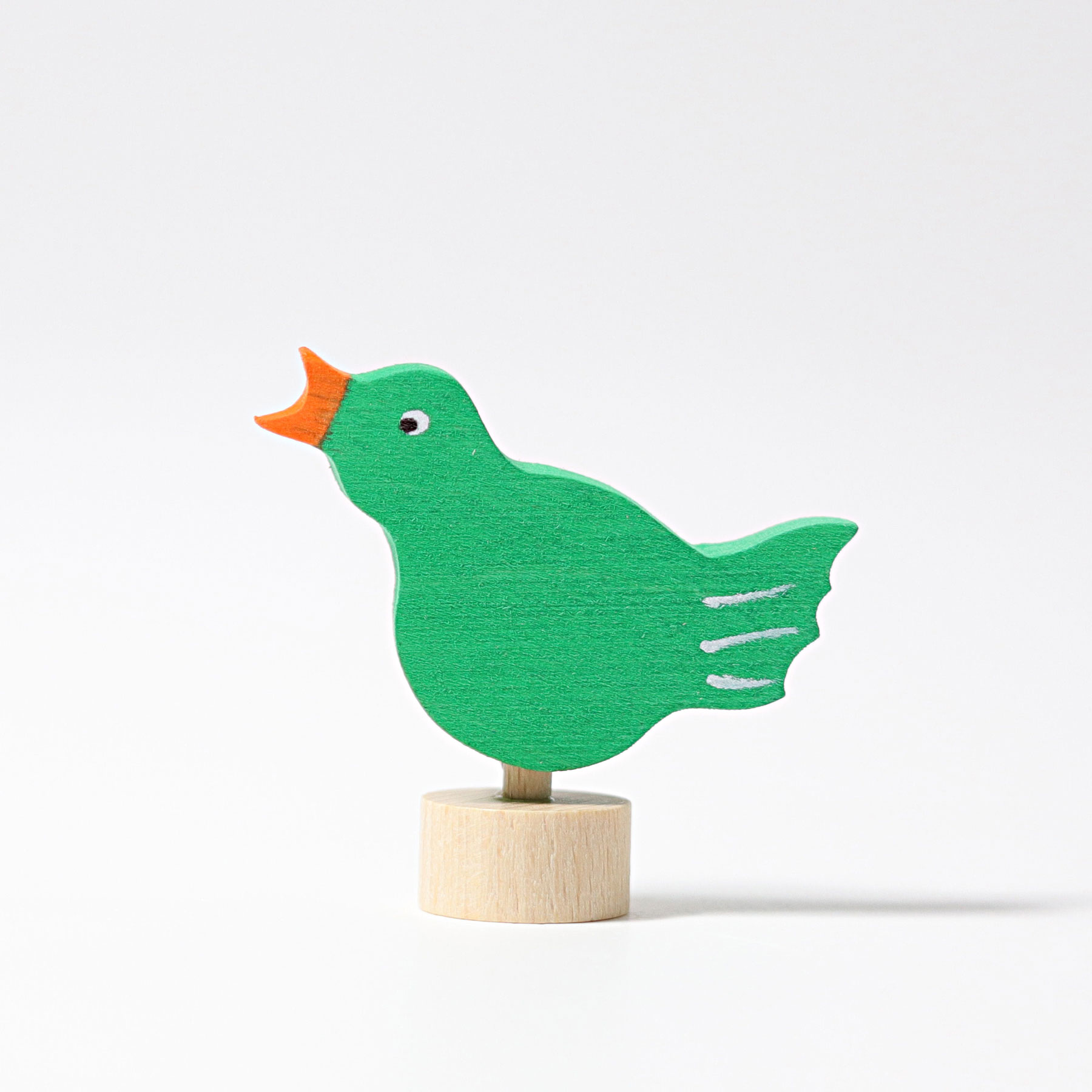 Grimm's Uccellino che Cinguetta figura legno viola 5 cm