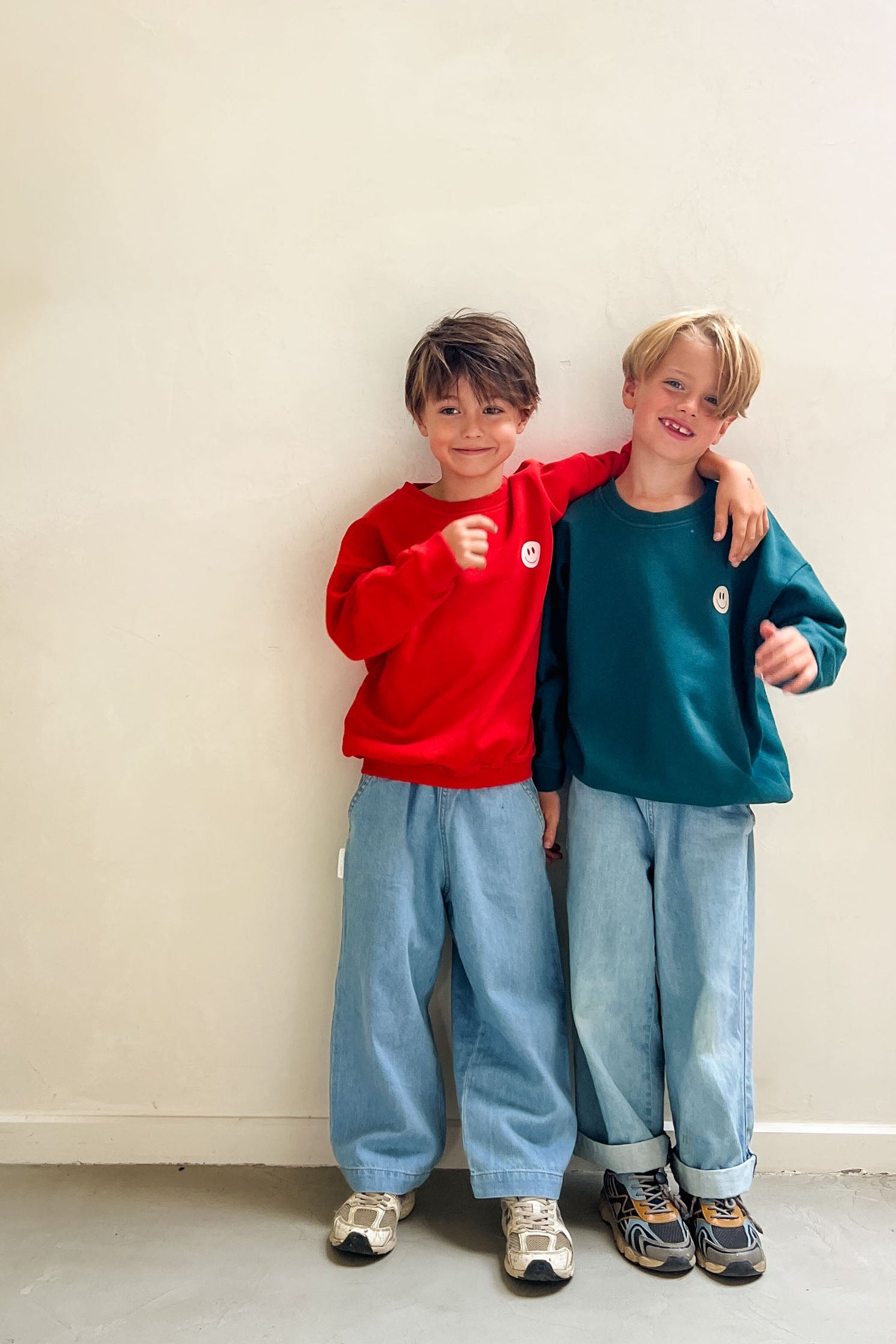 Ella and Rapha No Risk No Magic felpa blu petrolio 1-2 anni
