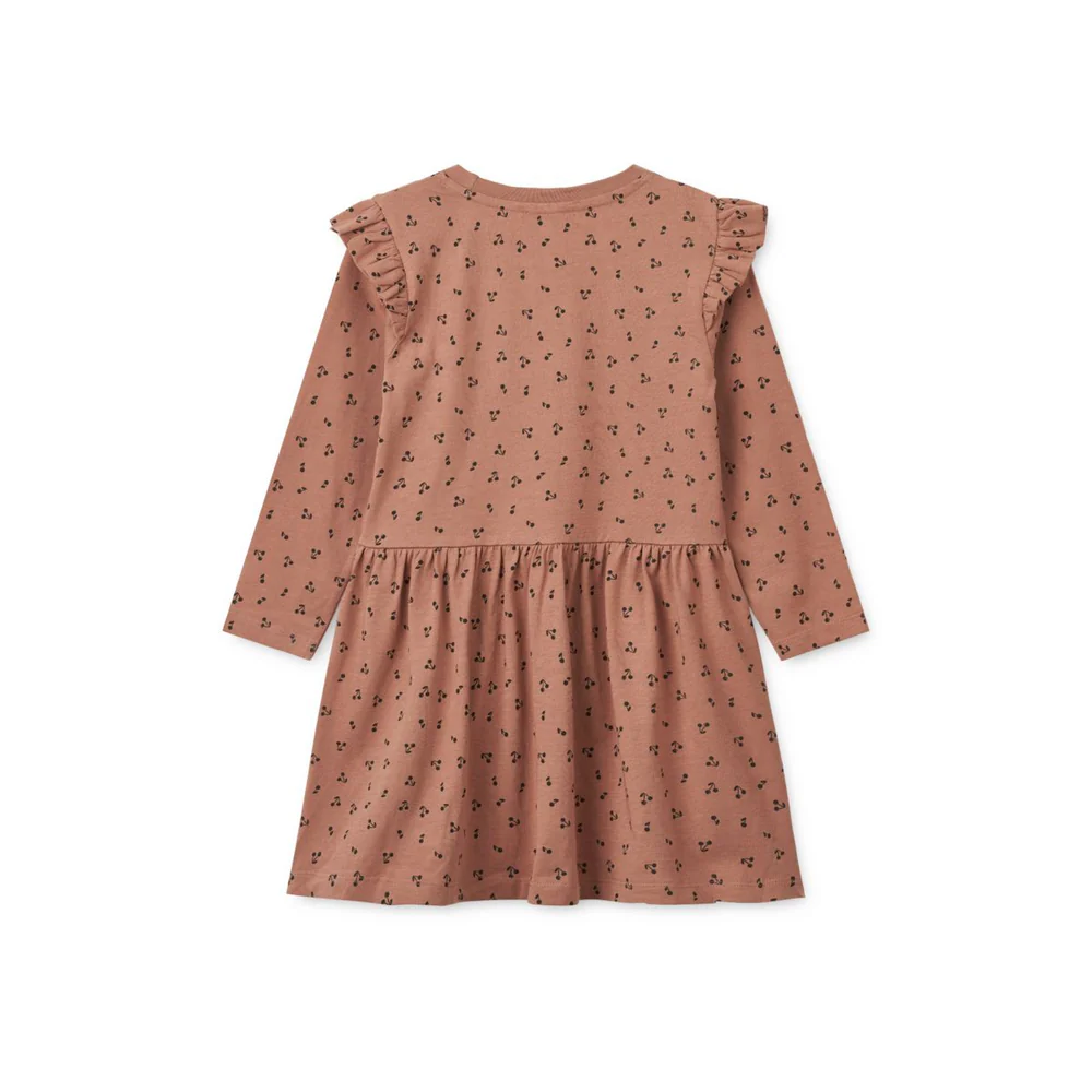 Liewood Lima Cherries abito bambina cotone bio