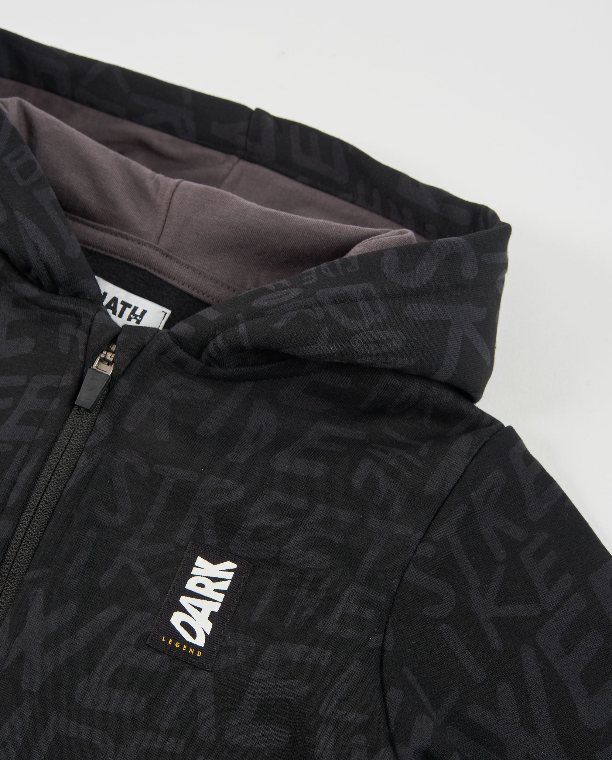Tuc Tuc Dark Legend felpa con cappuccio bambino zip nera