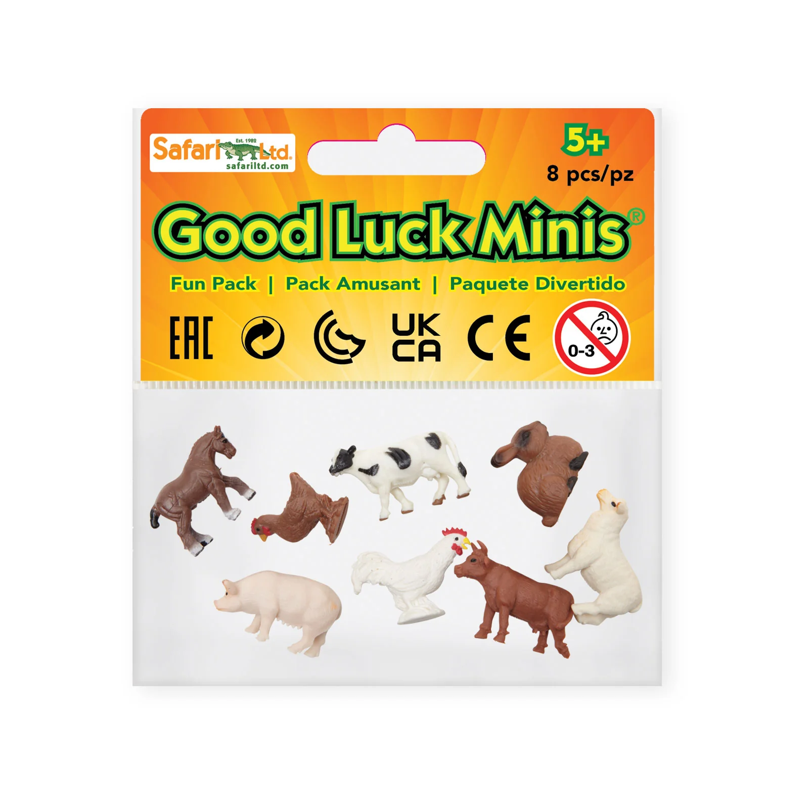 Safari Ltd Good Luck Minis Fattoria 8 miniature